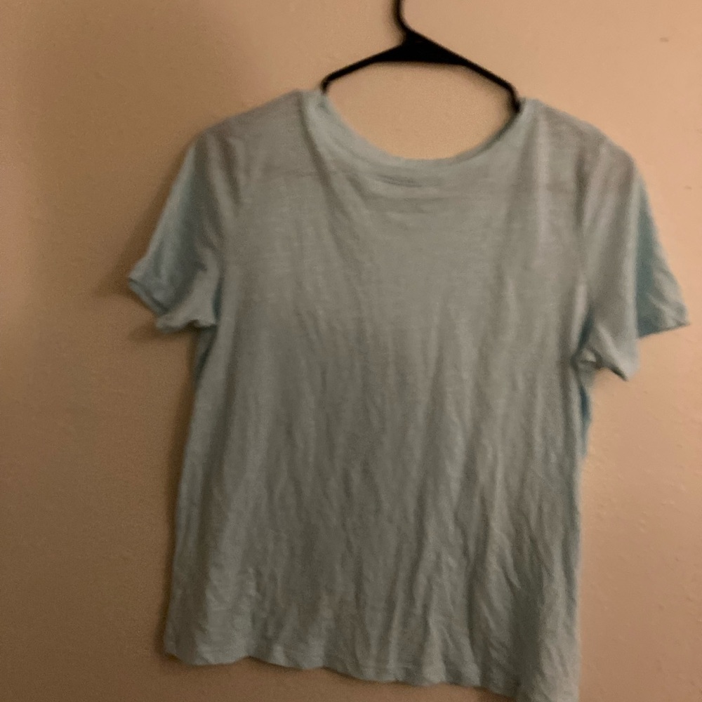 Teal shirt